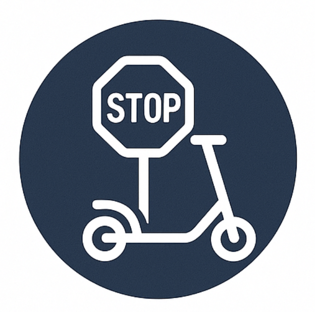 Accidente de scooter eléctrico por infracción o falta de respeto a normas de tránsito